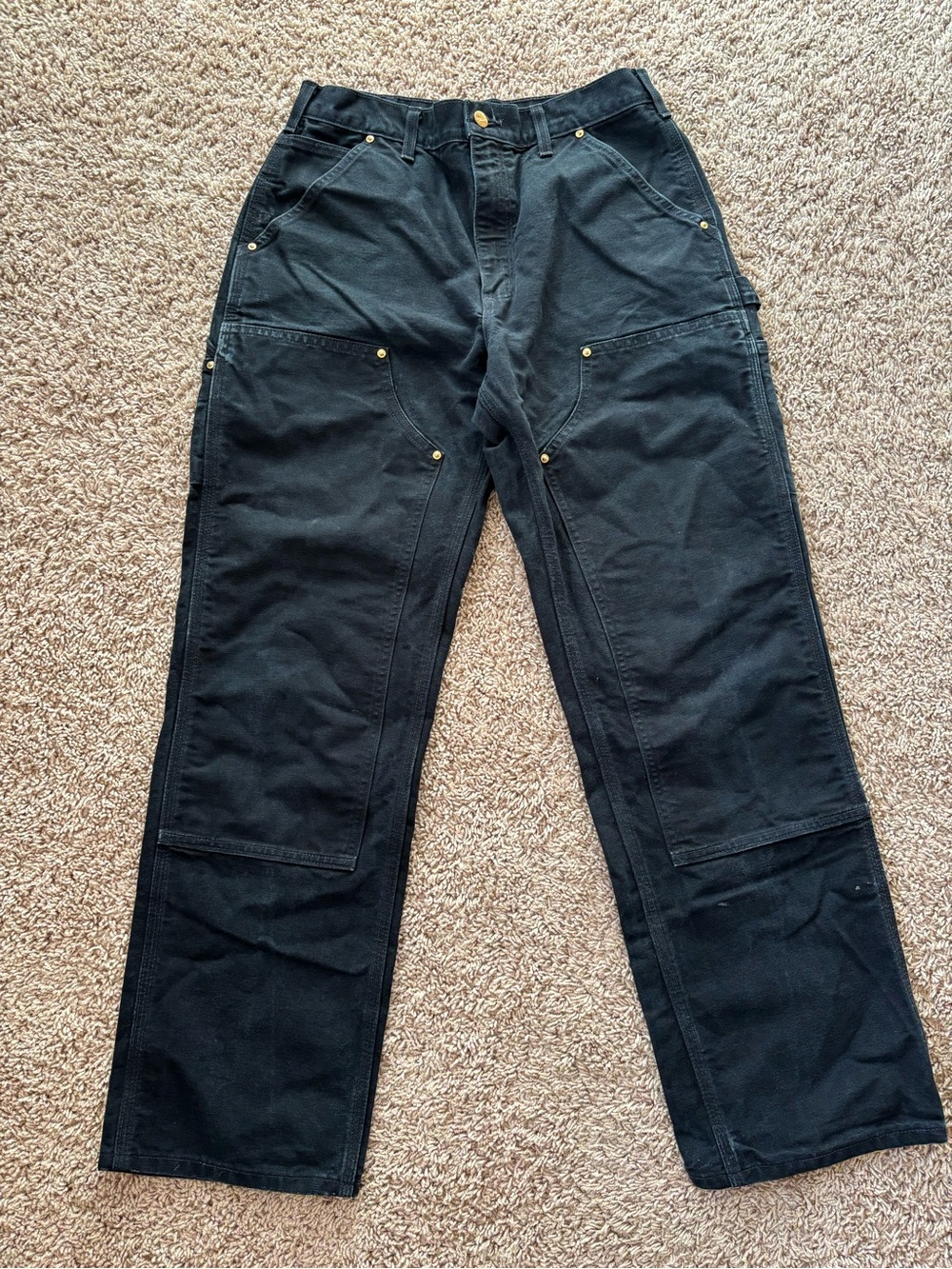 Carhartt Black Cargo Work Pants